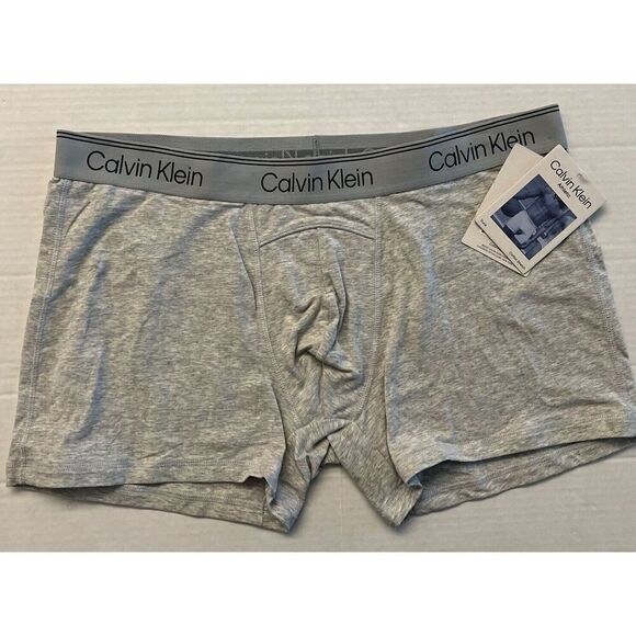 Calvin Klein NB3229-050 ATHLETIC Black Men Sz XL Trunk Underwear NEW - Picture 1 of 7